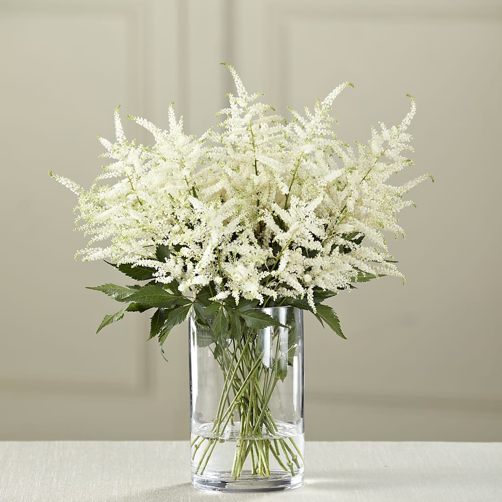 White Astilbe Bouquet – LULU & J FLOWERS, Orange CA