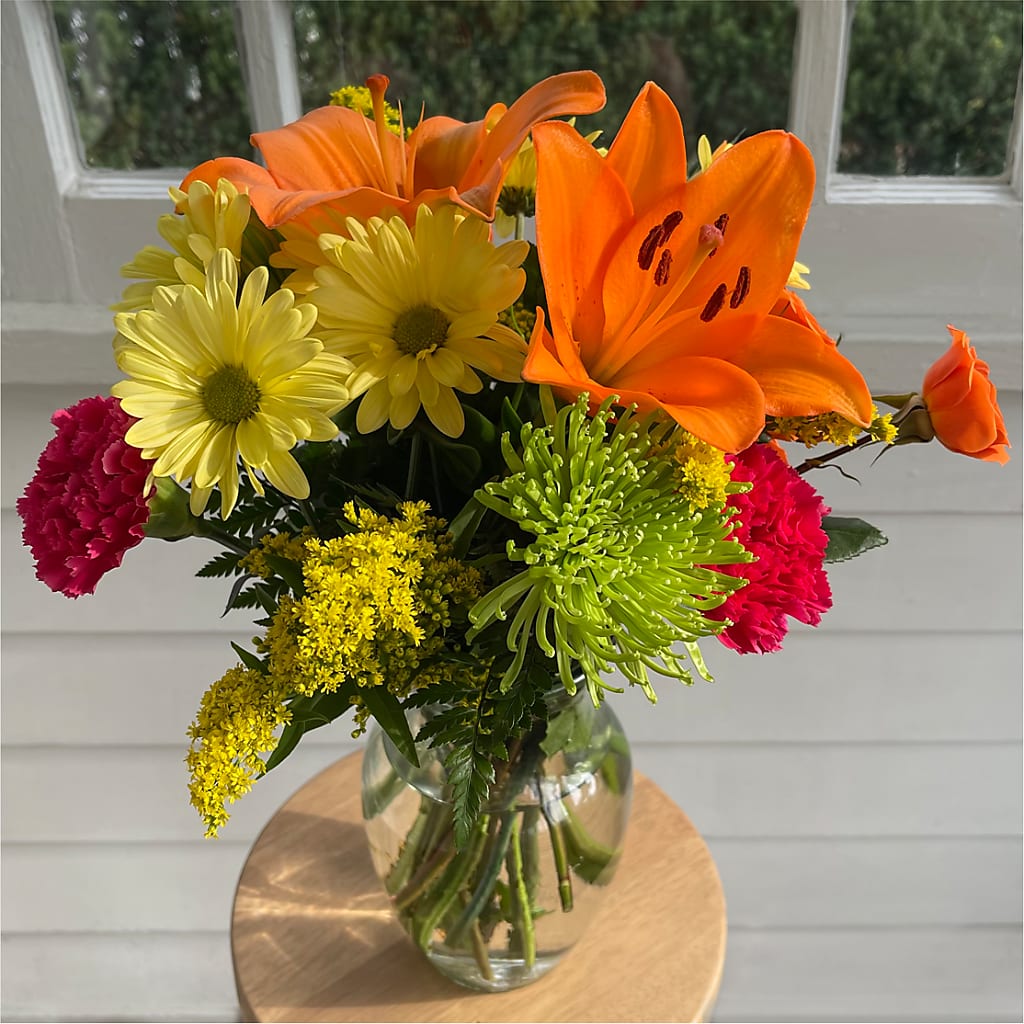 Bold & Bright – A Florist Original – LULU & J FLOWERS, Orange CA
