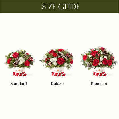 Jolly Snowman Bouquet – LULU & J FLOWERS, Orange CA