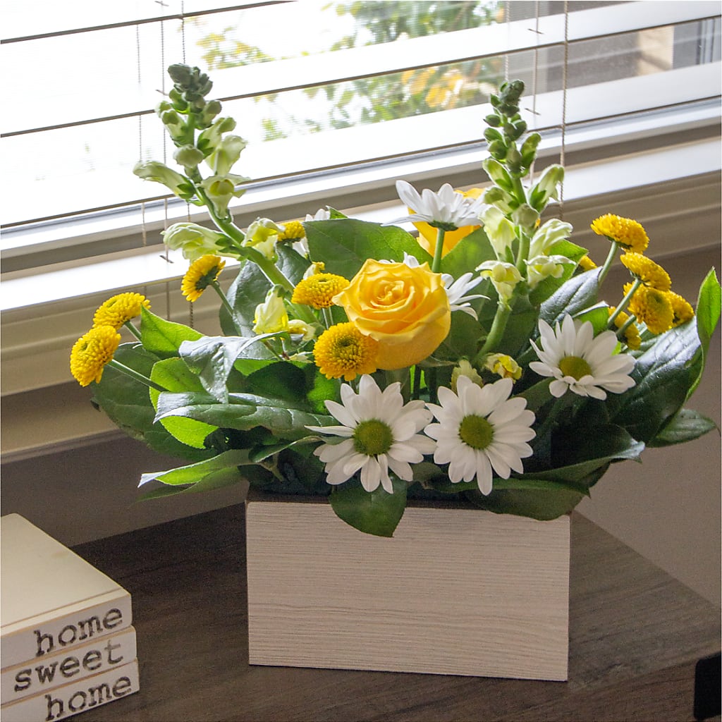 Sun Salutation Box Bouquet – LULU & J FLOWERS, Orange CA