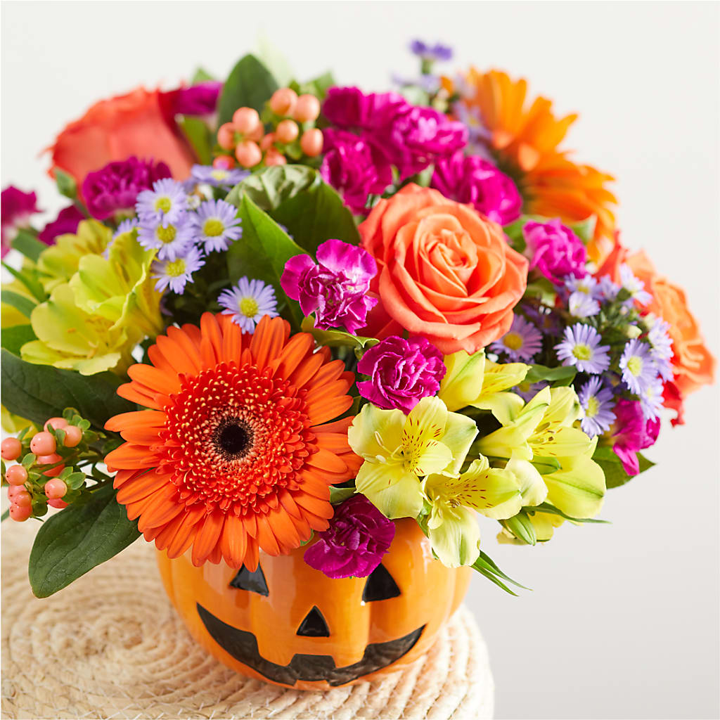 Tricks & Treats Pumpkin – LULU & J FLOWERS, Orange CA