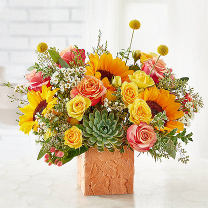 Sunflower Season Bouquet – LULU & J FLOWERS, Orange CA