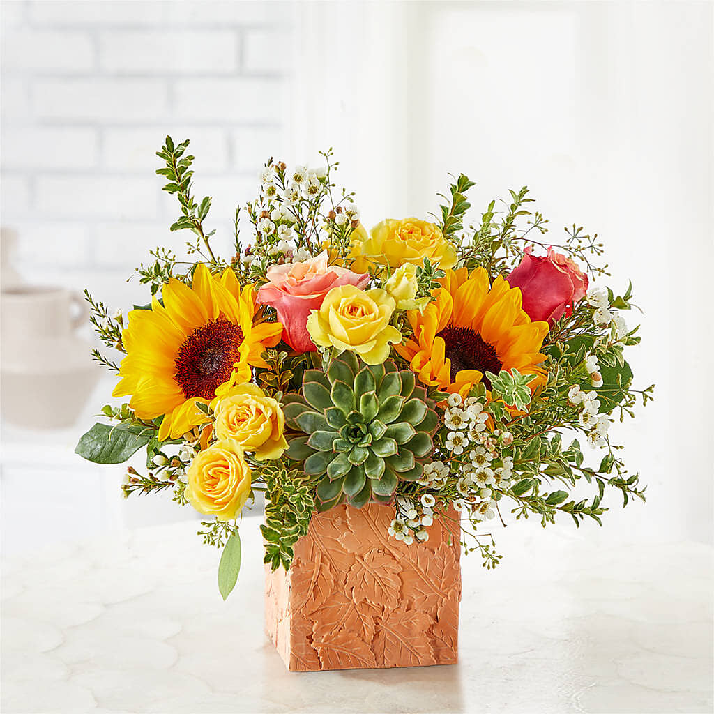 Sunflower Season Bouquet – LULU & J FLOWERS, Orange CA