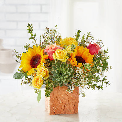 Sunflower Season Bouquet – LULU & J FLOWERS, Orange CA