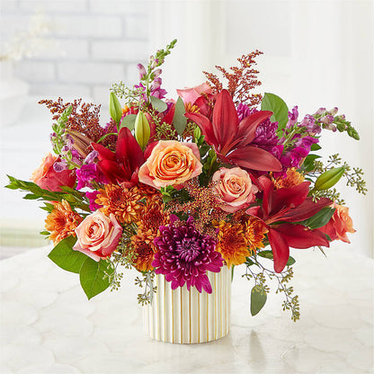 Burgundy Landscape Bouquet – LULU & J FLOWERS, Orange CA