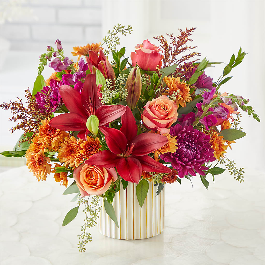Burgundy Landscape Bouquet – LULU & J FLOWERS, Orange CA