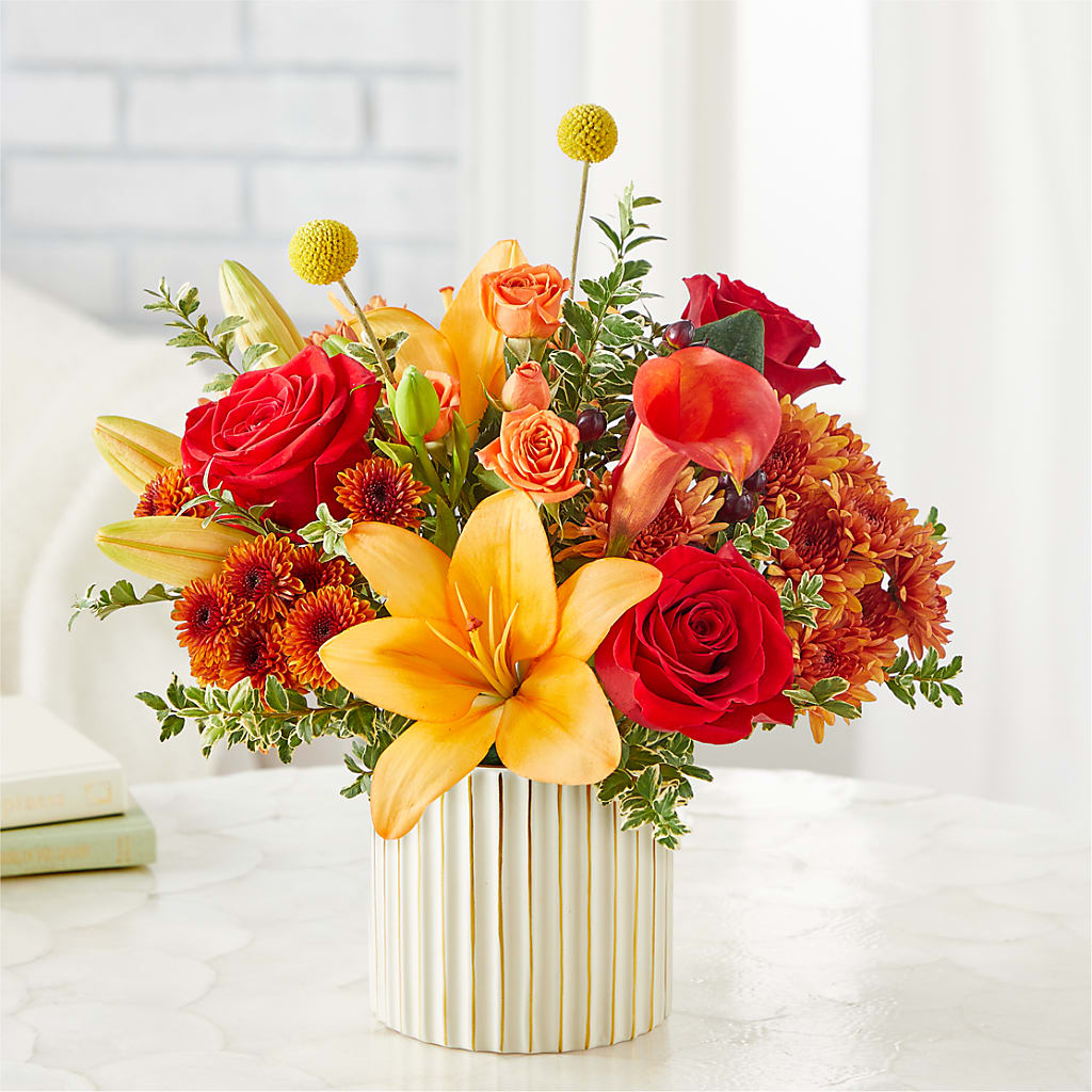 Scarlet Skies Bouquet – LULU & J FLOWERS, Orange CA