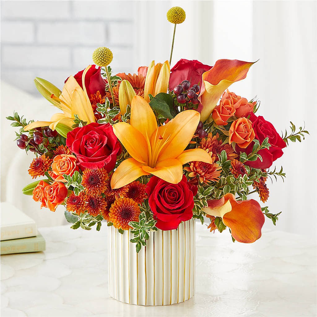 Scarlet Skies Bouquet – LULU & J FLOWERS, Orange CA