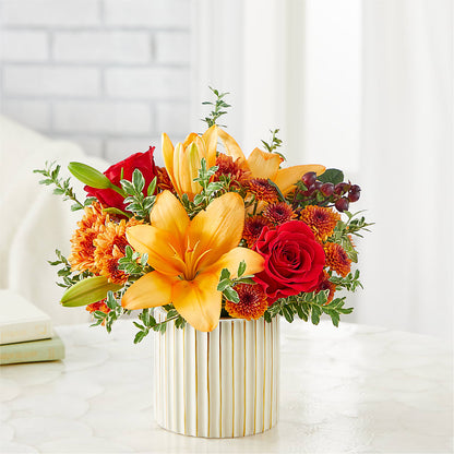 Scarlet Skies Bouquet – LULU & J FLOWERS, Orange CA