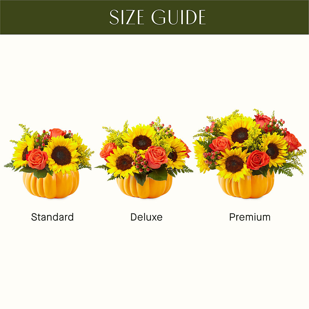 Pick of the Patch Pumpkin Bouquet – LULU & J FLOWERS, Orange CA