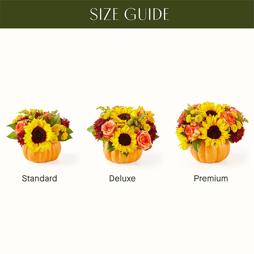 Golden Gourd Pumpkin Bouquet – LULU & J FLOWERS, Orange CA
