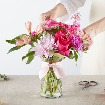 Pink Ribbon - A Florist Original – LULU & J FLOWERS, Orange CA