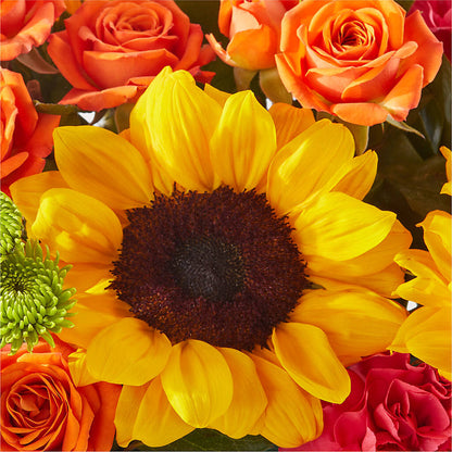 Sun-drenched Blooms Box Bouquet – LULU & J FLOWERS, Orange CA