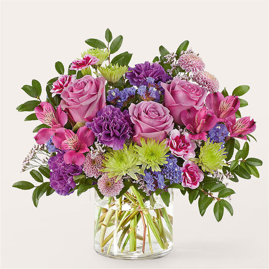 Glass Half Full Bouquet – LULU & J FLOWERS, Orange CA