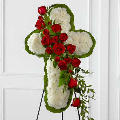 Floral Cross Easel – LULU & J FLOWERS, Orange CA