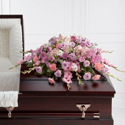 Immorata Casket Spray – LULU & J FLOWERS, Orange CA