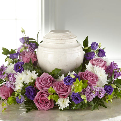 Blooming Sympathy Cremation Adornment – LULU & J FLOWERS, Orange CA