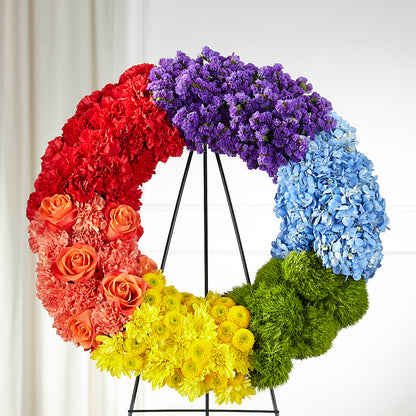 Circle of Love Wreath – LULU & J FLOWERS, Orange CA