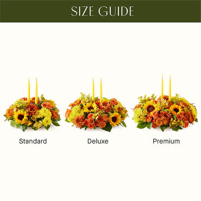 Autumn Harmony Centerpiece – LULU & J FLOWERS, Orange CA