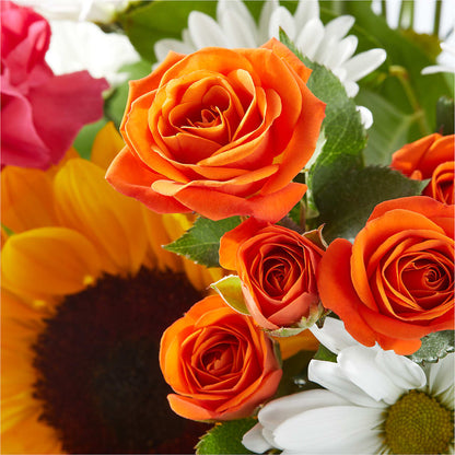 Sun-drenched Blooms Bouquet – LULU & J FLOWERS, Orange CA