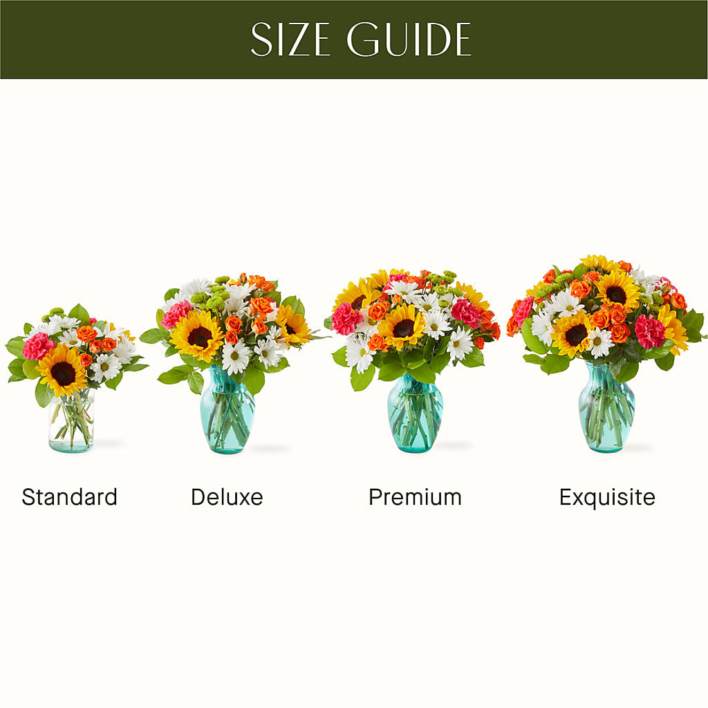 Sun-drenched Blooms Bouquet – LULU & J FLOWERS, Orange CA