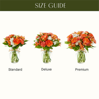 Apricot Glow Bouquet – LULU & J FLOWERS, Orange CA