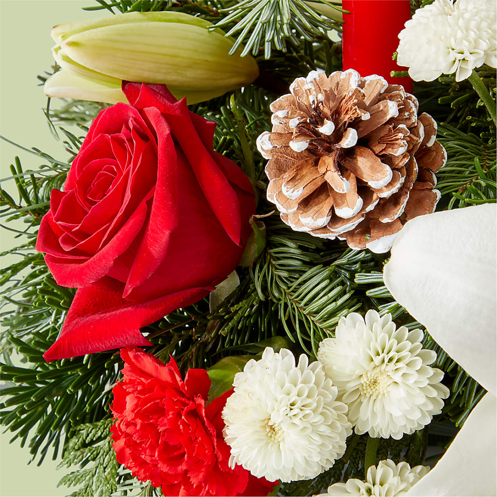 Seasonal Festivities Centerpiece – LULU & J FLOWERS, Orange CA