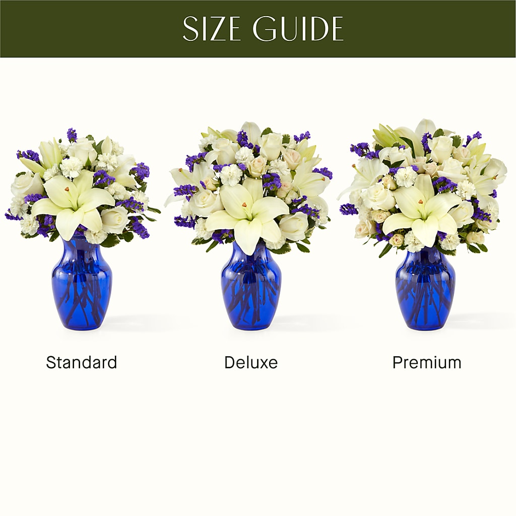 Sapphire Rush Bouquet – LULU & J FLOWERS, Orange CA