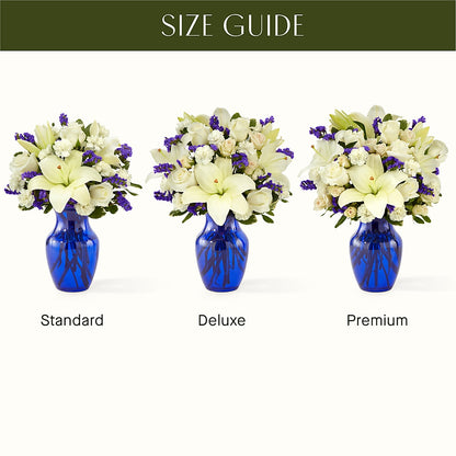 Sapphire Rush Bouquet – LULU & J FLOWERS, Orange CA