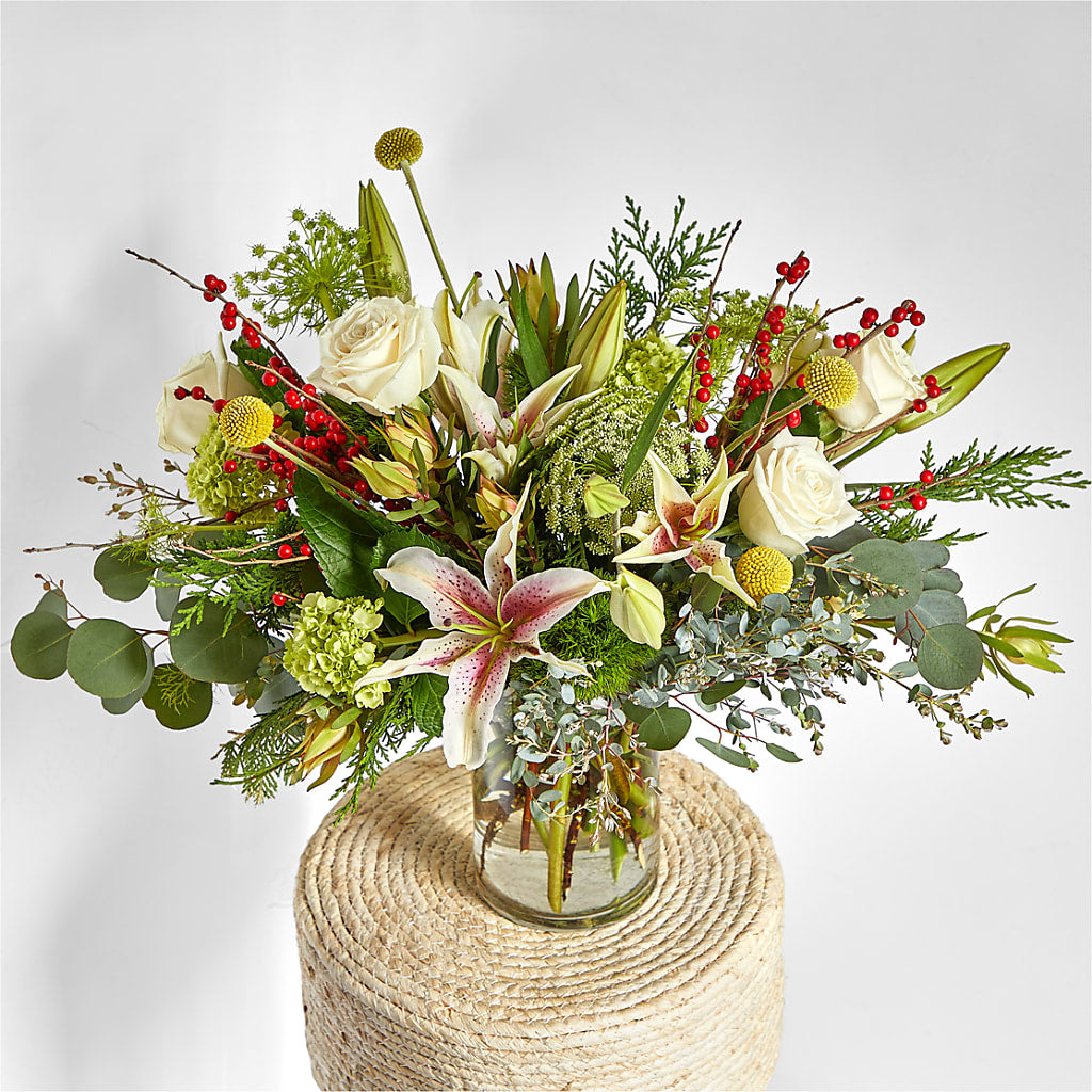 Berry & Bright Bouquet – LULU & J FLOWERS, Orange CA