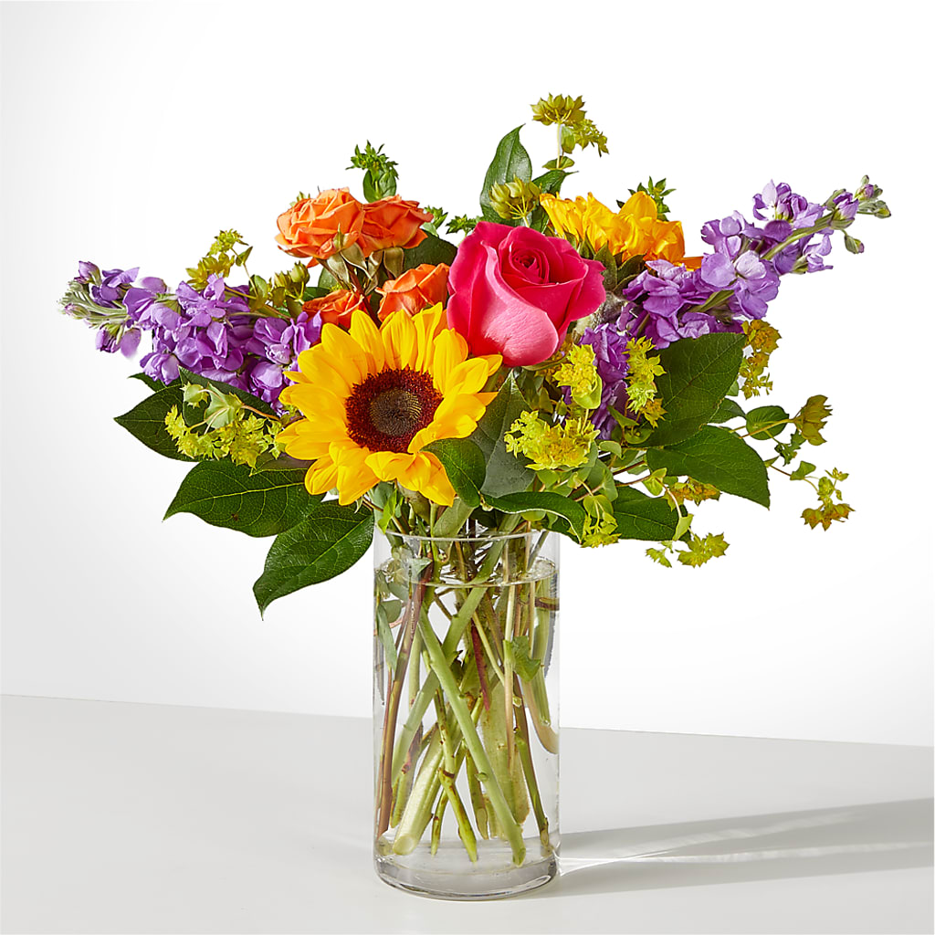 Vibrant Greetings Bouquet – LULU & J FLOWERS, Orange CA
