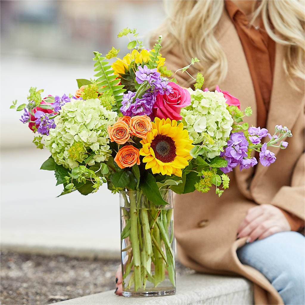 Vibrant Greetings Bouquet – LULU & J FLOWERS, Orange CA