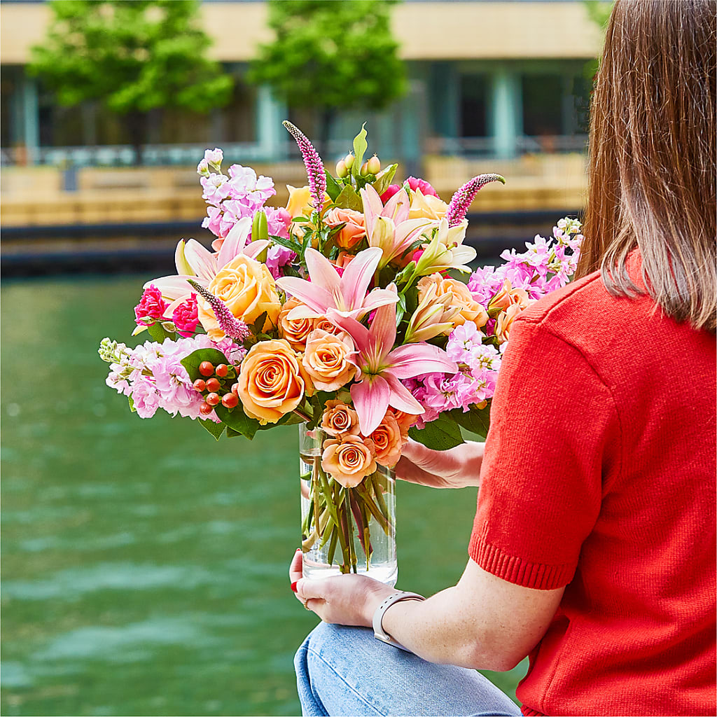 Bisous Bouquet – LULU & J FLOWERS, Orange CA