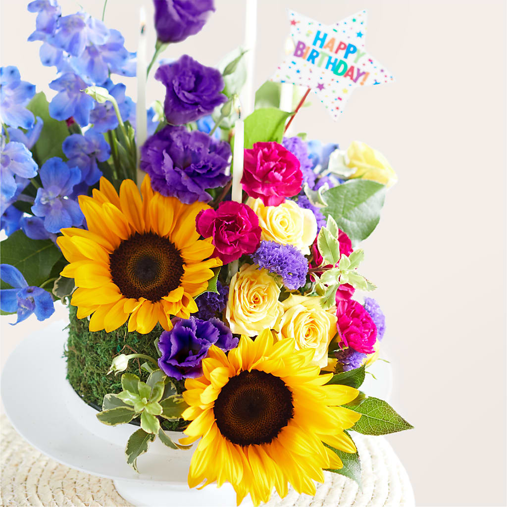 Star of the Day Floral Cake – LULU & J FLOWERS, Orange CA
