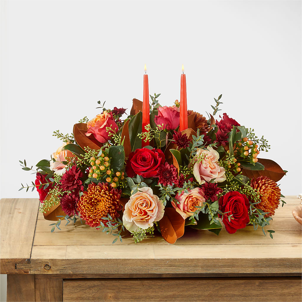 Gather Near Centerpiece – LULU & J FLOWERS, Orange CA