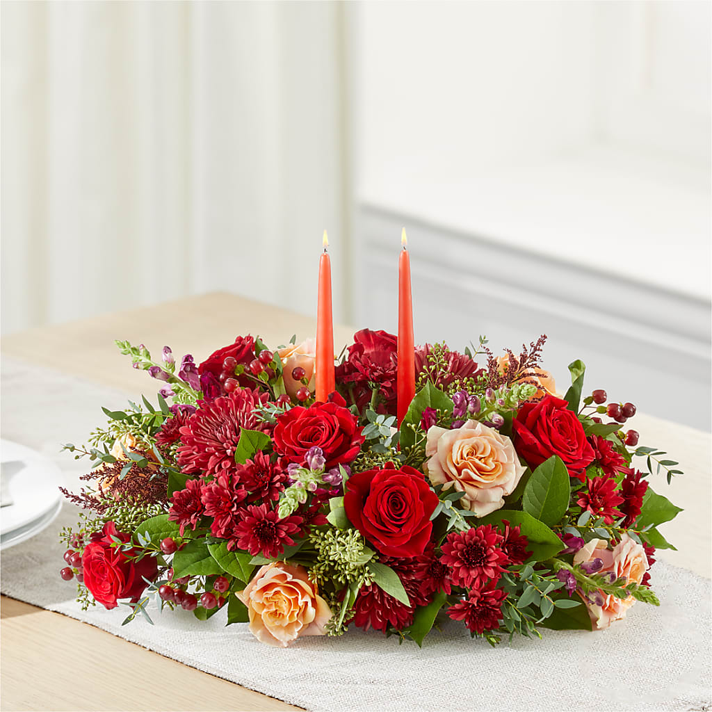Most Thankful Centerpiece – LULU & J FLOWERS, Orange CA