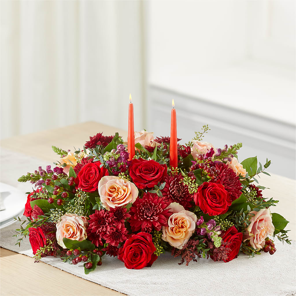 Most Thankful Centerpiece – LULU & J FLOWERS, Orange CA