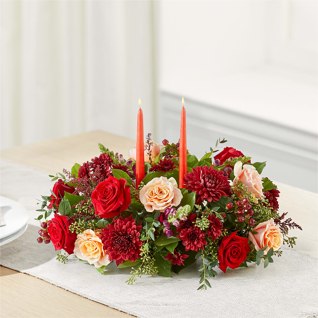 Most Thankful Centerpiece – LULU & J FLOWERS, Orange CA