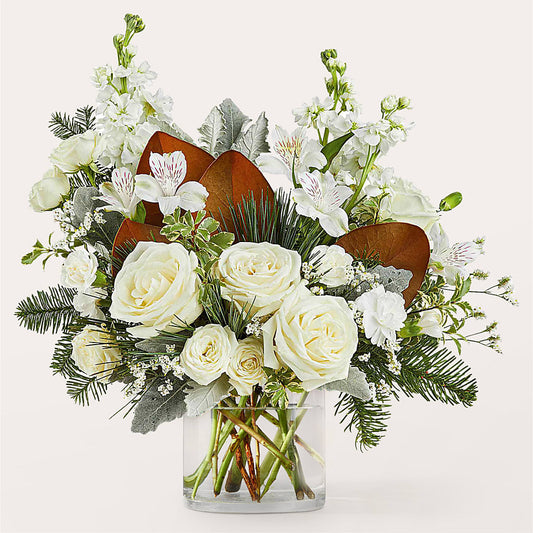 Fresh Snowfall Bouquet – LULU & J FLOWERS, Orange CA