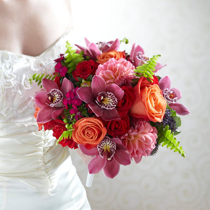 Brilliant Blossoms Bouquet – LULU & J FLOWERS, Orange CA