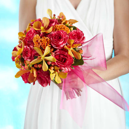 Brilliant Shades of Love Bouquet – LULU & J FLOWERS, Orange CA