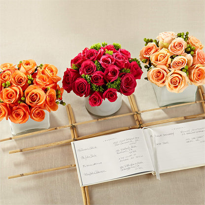 Dawn Rose Centerpiece – LULU & J FLOWERS, Orange CA