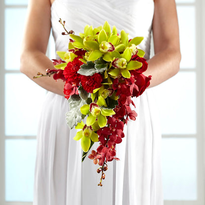 Elegant Orchid Bouquet – LULU & J FLOWERS, Orange CA