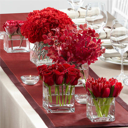 Modern Grace Centerpiece – LULU & J FLOWERS, Orange CA